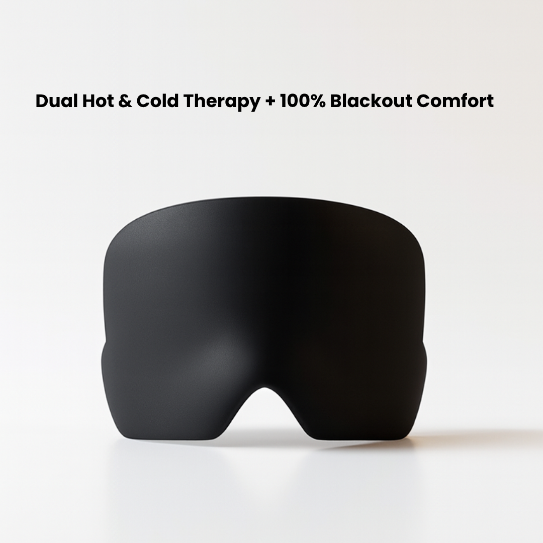 CalmaMask™ - Dual Hot & Cold Blackout Mask for Pain Relief